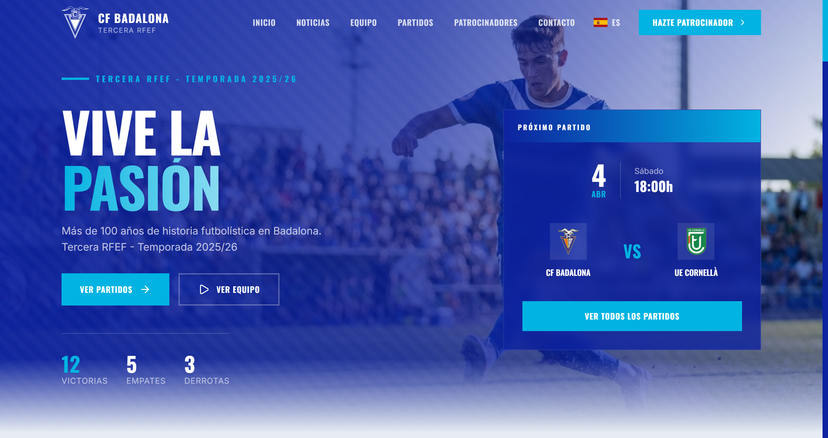 CF Badalona screenshot