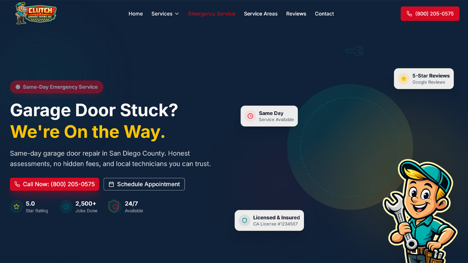 Clutch Garage Door screenshot