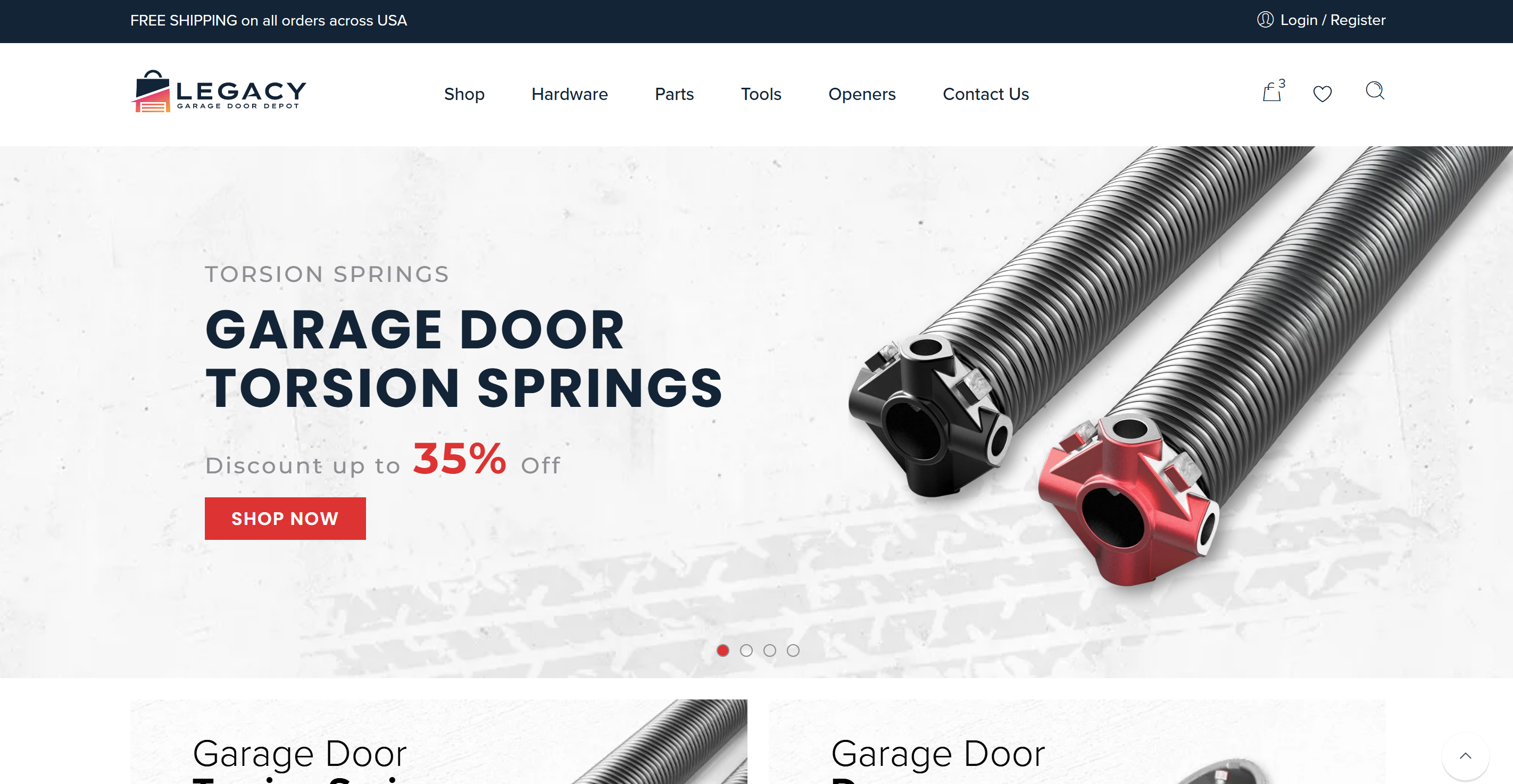 Legacy Garage Depot screenshot